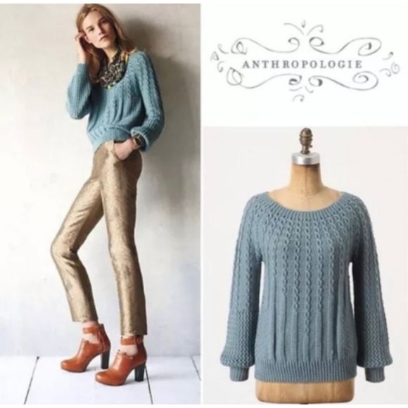 Anthropologie Sweaters - Anthropologie Guinevere wool blend sweater